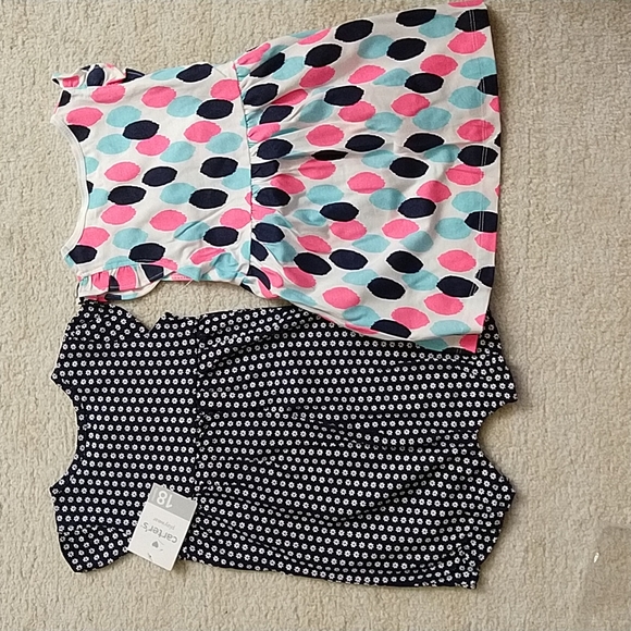 3/$33 Carter's Baby Girl Dress Romper 3piece Set - Picture 6 of 14